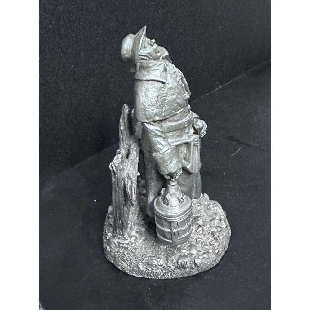 THE WATCHMAN FIGURINE FINE PEWTER THE FRANKLIN MINT 1977 - Picture 3 of 7